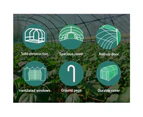 Green Fingers Greenhouse 3x2x2M Walk in Green House Tunnel Plant Garden Shed Dome