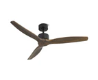 Devanti 52'' Ceiling Fan AC Motor 3 Blades w/Remote - Dark Wood