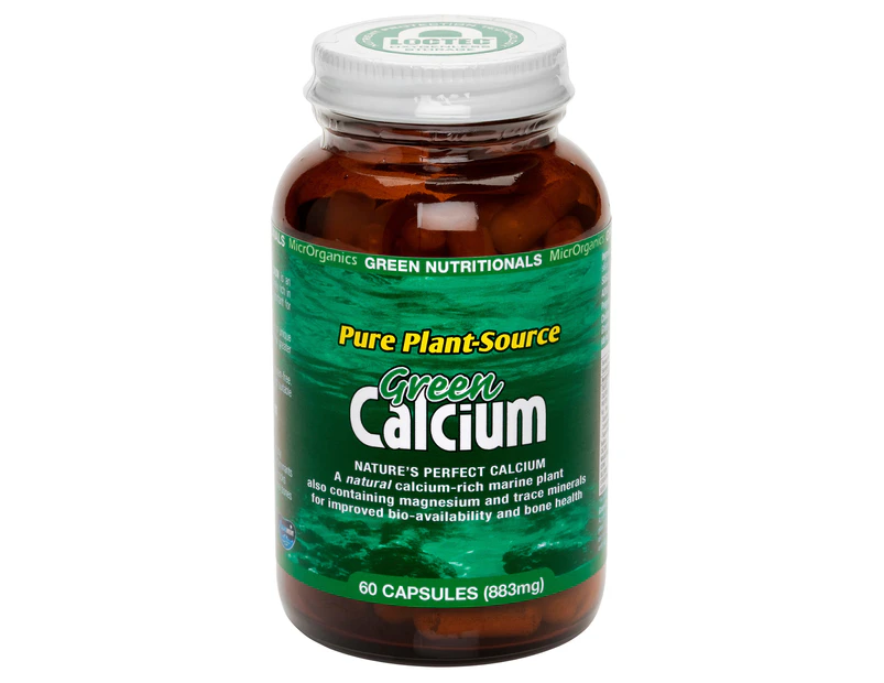 Green Nutritionals GreenCALCIUM 60 capsules - Vegan Vegetarian Friendly