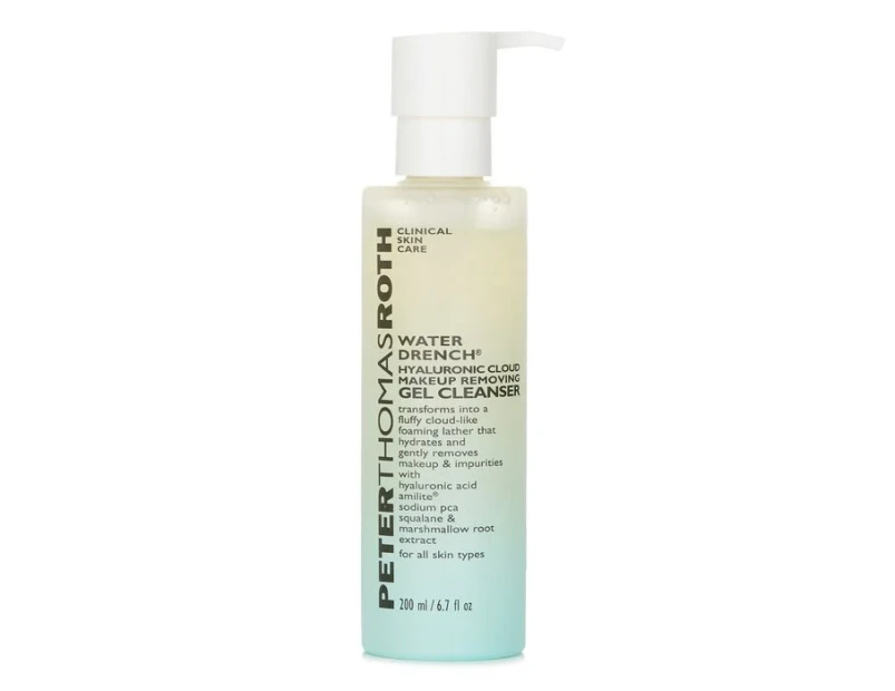 Peter Thomas Roth Water Drench Hyaluronic Cloud Makeup Removing Gel Cleanser 200ml/6.7oz