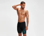 Speedo Men's Medley Logo Jammer Aquashorts - Black/Aquari