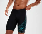 Speedo Men's Medley Logo Jammer Aquashorts - Black/Aquari