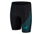 Speedo Men's Medley Logo Jammer Aquashorts - Black/Aquari