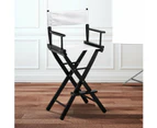 Sarantino Tall Directors Chair - White