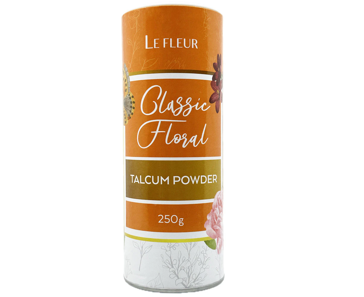 Le Fleur Classic Floral Luxury Talcum Powder 250g