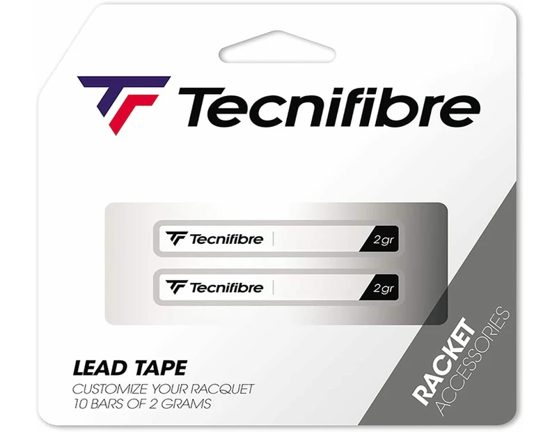 Tecnifibre ATP Lead Tape for Tennis Racquets (10 Bars of 2g)