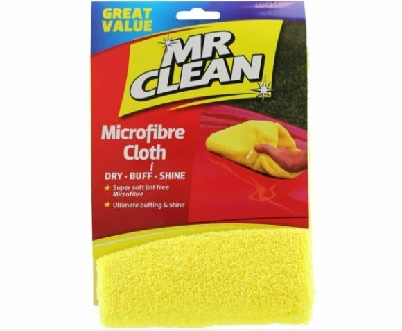 Mr Clean Great Value Microfibre Cloth Dry, Buff, Shine