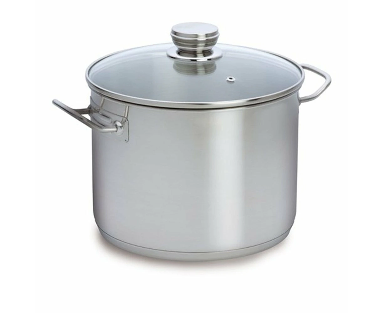 Baccarat Gourmet Stainless Steel Stockpot with Glass Lid 30cm