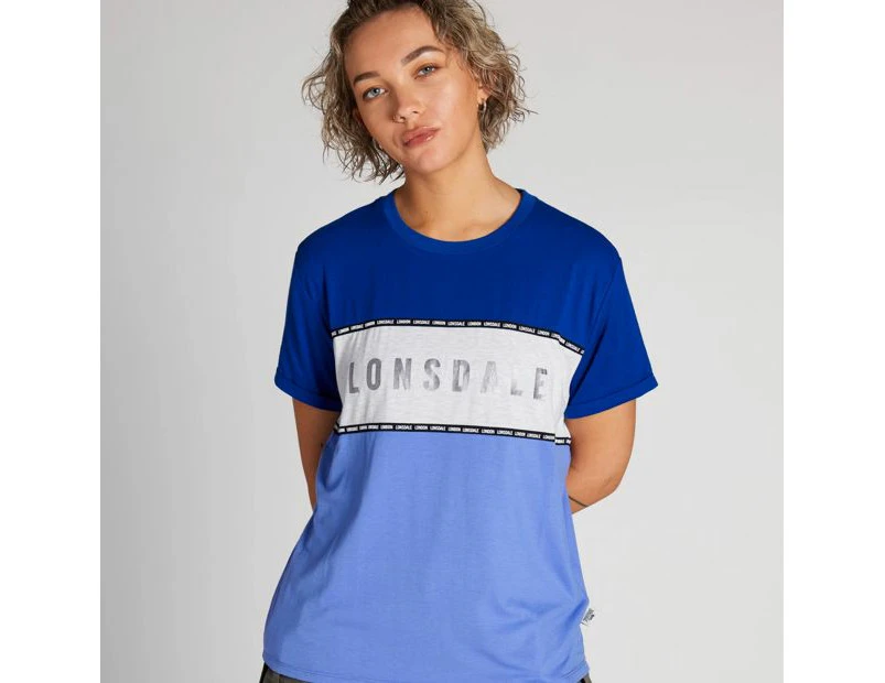 Lonsdale London Grassington T-Shirt - Blue<!-- -->
