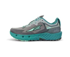 Altra Womens TIMP 4 Trail Running Shoe Ladies Hiking Sneakers - Gray / Teal