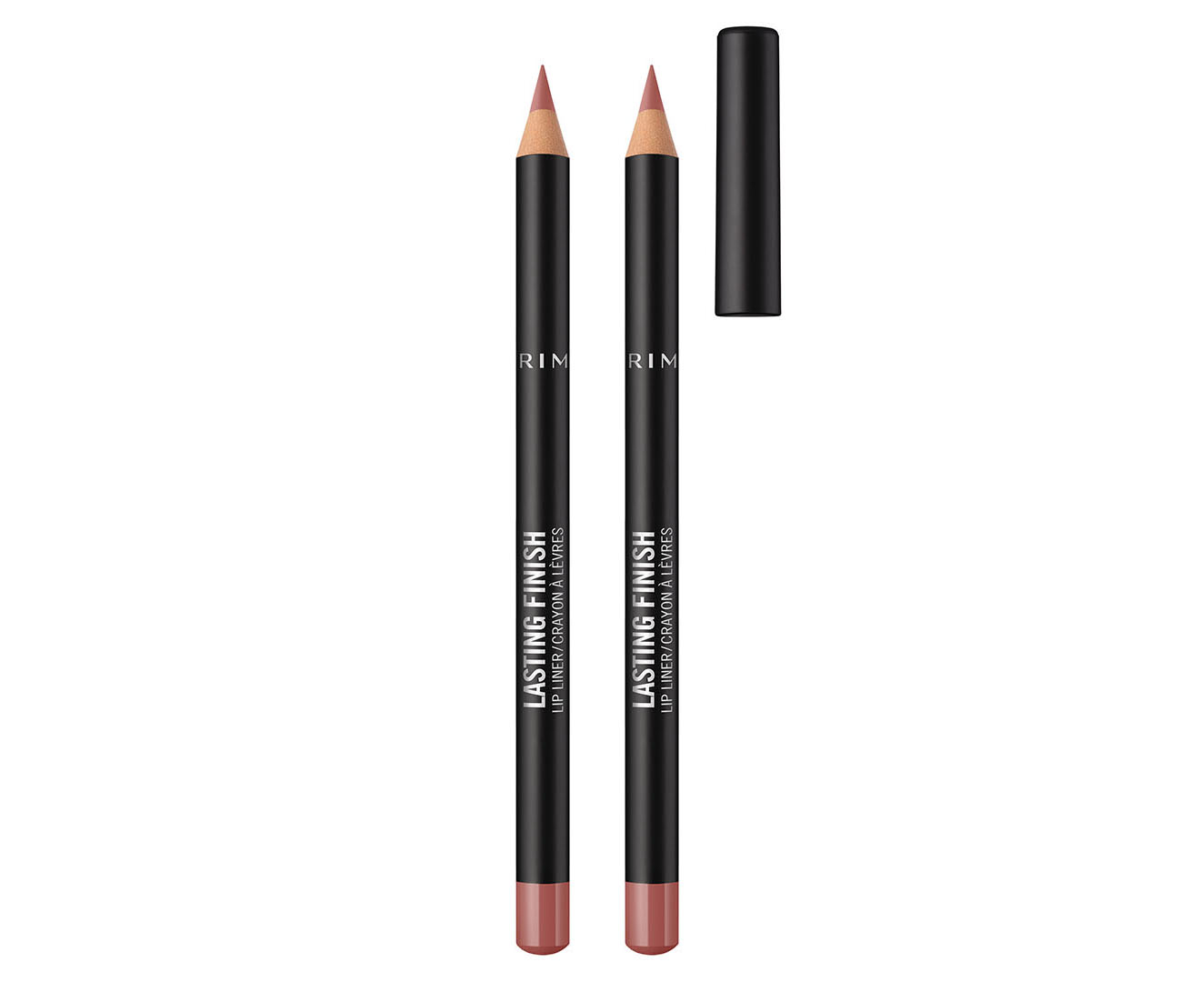 2 x Rimmel Lasting Finish Lip Liner Pencil 1.2g - 90s Nude | Catch.com.au