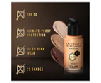 Max Factor Facefinity All Day Flawless 3-in-1 Vegan Foundation 30mL - W70 Warm Sand