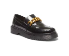 Womens Footwear Sandler Scholar Black Hi Shine Loafer