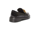 Womens Footwear Sandler Scholar Black Hi Shine Loafer