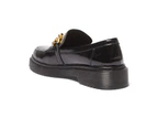 Womens Footwear Sandler Scholar Black Hi Shine Loafer