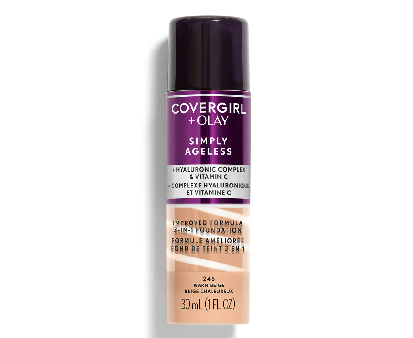 CoverGirl + Olay Simply Ageless 3-in-1 Liquid Foundation 30mL - Warm Beige