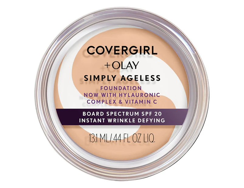 CoverGirl + Olay Simply Ageless Instant Wrinkle Defying Foundation 13.1mL - Buff Beige