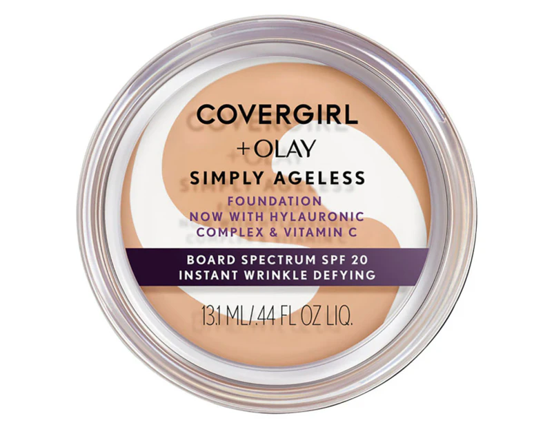 CoverGirl + Olay Simply Ageless Instant Wrinkle Defying Foundation 13.1mL - Soft Honey