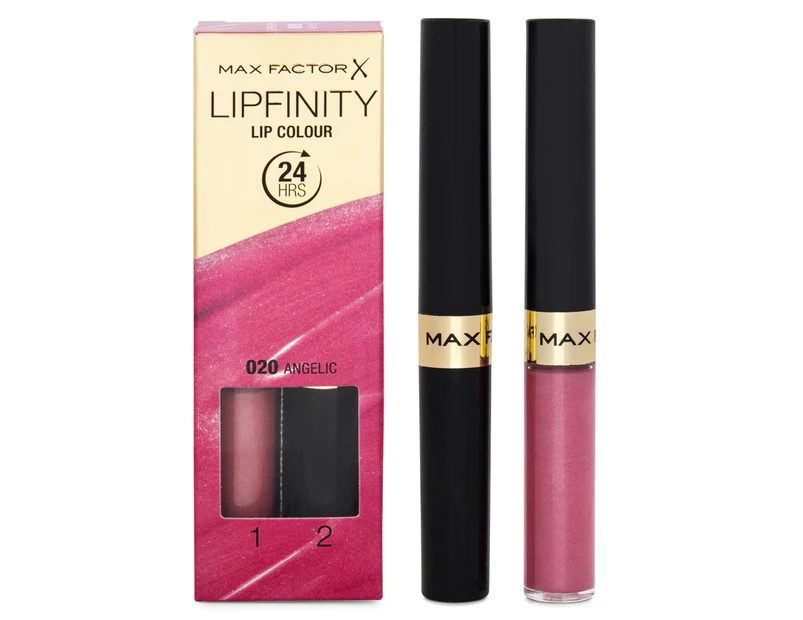 Max Factor Lipfinity 2-Step Lip Colour & Top Coat 4.2mL - Angelic