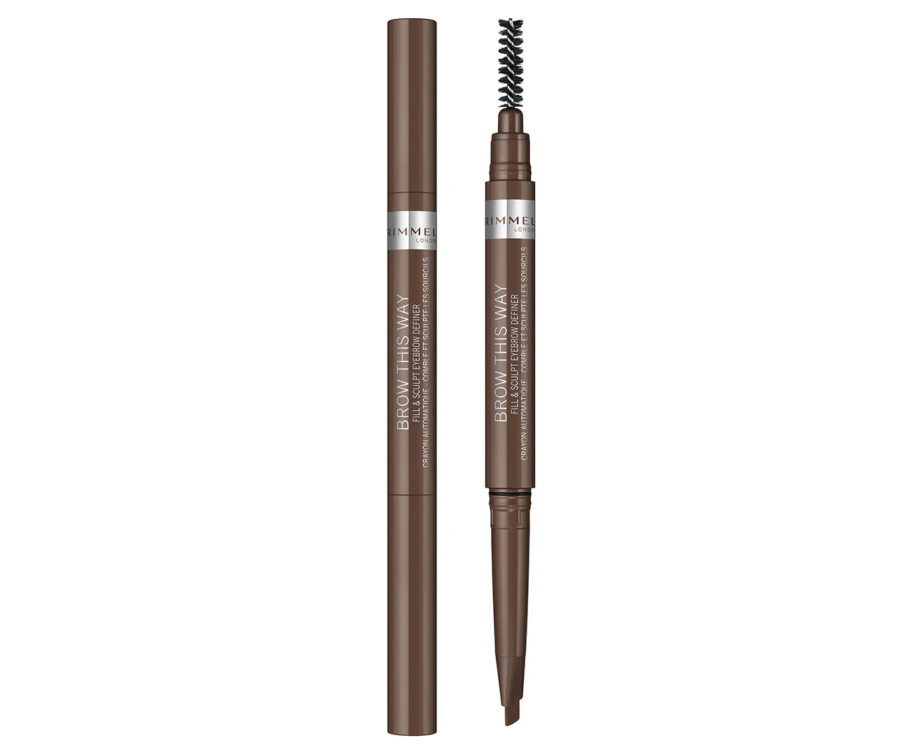 Rimmel Brow This Way 2-in-1 Fill & Sculpt Eyebrow Definer 0.4g - Blonde