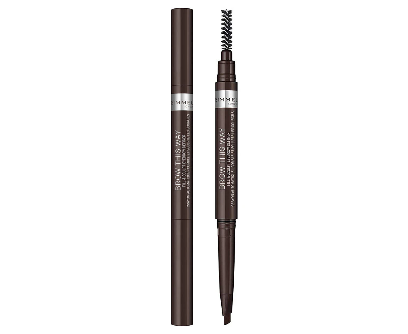 Rimmel Brow This Way 2In1 Fill & Sculpt Dark Brown