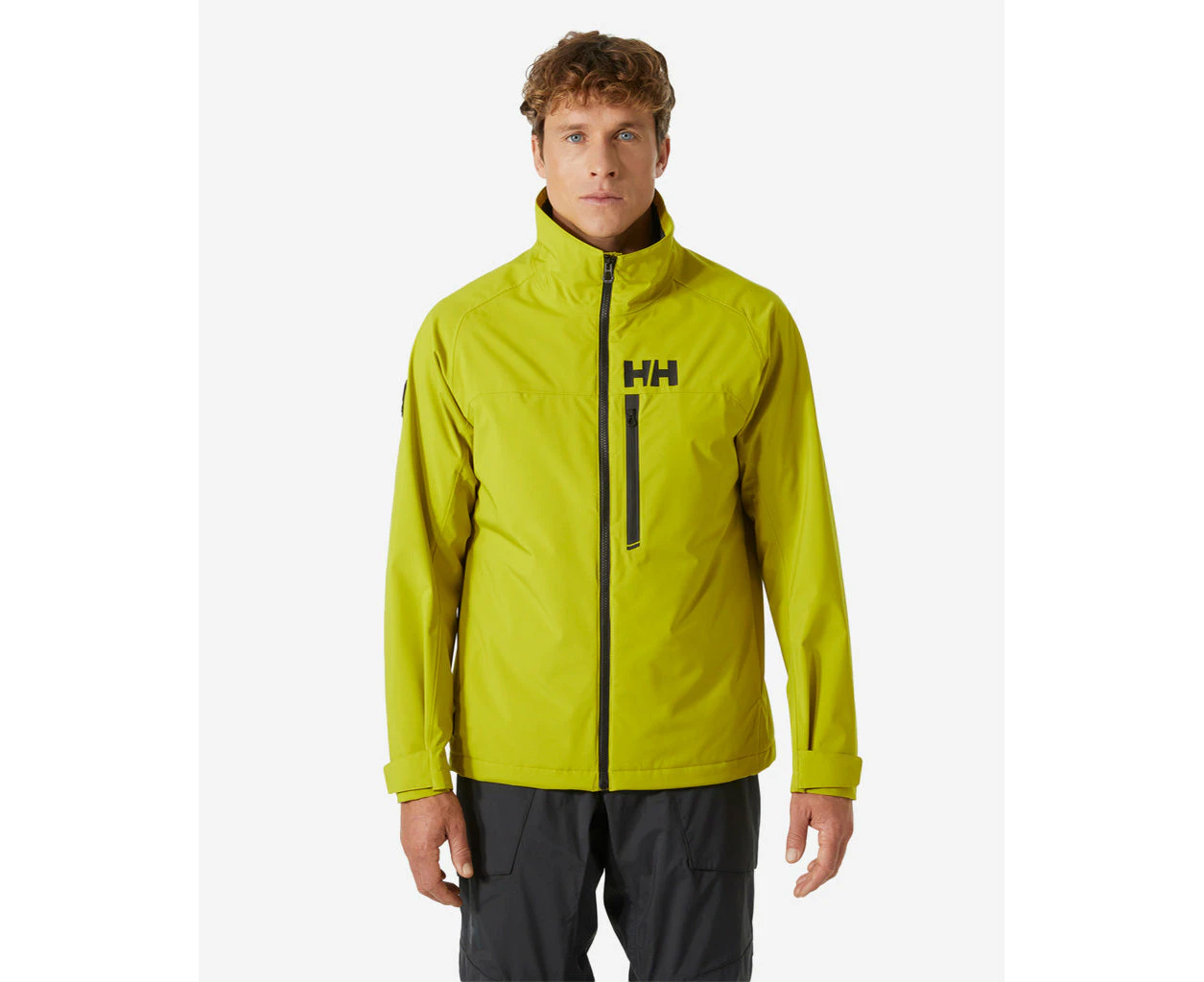 Helly Hansen Mens Hp Racing Lifaloft Jacket, Neon Moss