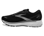 Brooks Men's Ghost 14 Running Shoes - Black/White/Silver