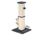 Advwin Cat Scratching Post Cat Tree Scratcher Towers Furniture Wood 84cm - Dark Blue