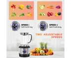 YOPOWER Multi Blender, 4in1 Food Processor, 1000W Kitchen Electric Food Chopper, Juicer Meat Grinder