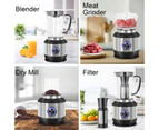 YOPOWER Multi Blender, 4in1 Food Processor, 1000W Kitchen Electric Food Chopper, Juicer Meat Grinder