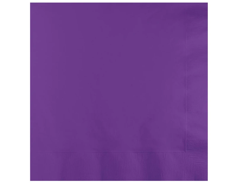Amethyst Purple Lunch Napkins 50 Pack