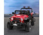 Bopeep Kids Ride On Car Electric Jeep Off Road Toy Remote Control Dual Motor Red