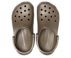 Crocs Classic Clogs Roomy Fit Sandal Clog Sandals Slides Waterproof - Chocolate