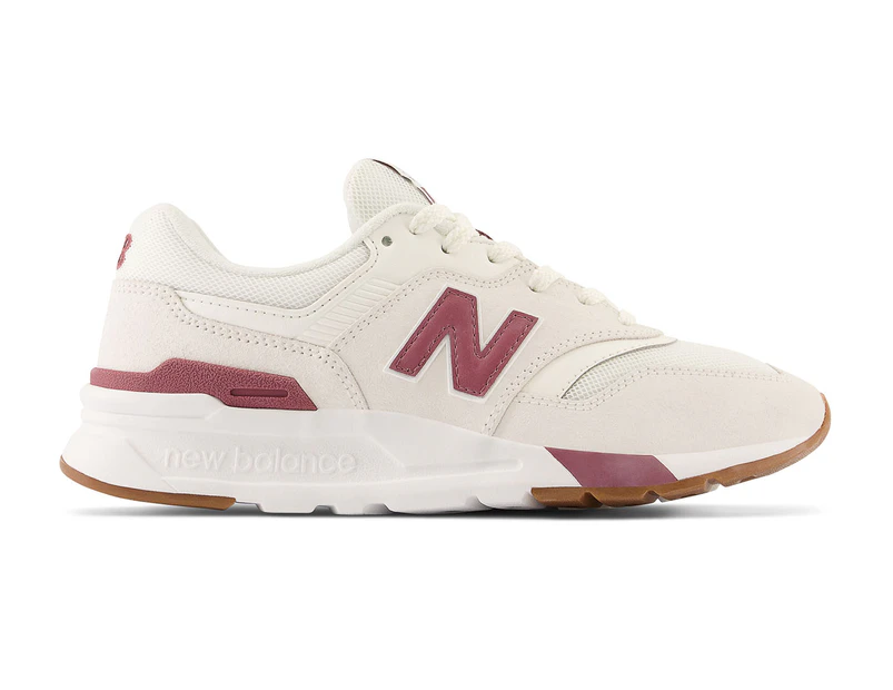 New Balance Unisex 997H Sneakers - Off White/Burgundy