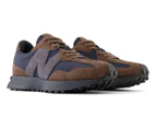 New Balance Unisex 327 Sneakers - Brown/Navy