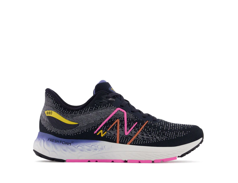 New Balance Youth Fresh Foam X 880v12 Running Shoes - Eclipse/Moon Shadow/Vibrant Pink