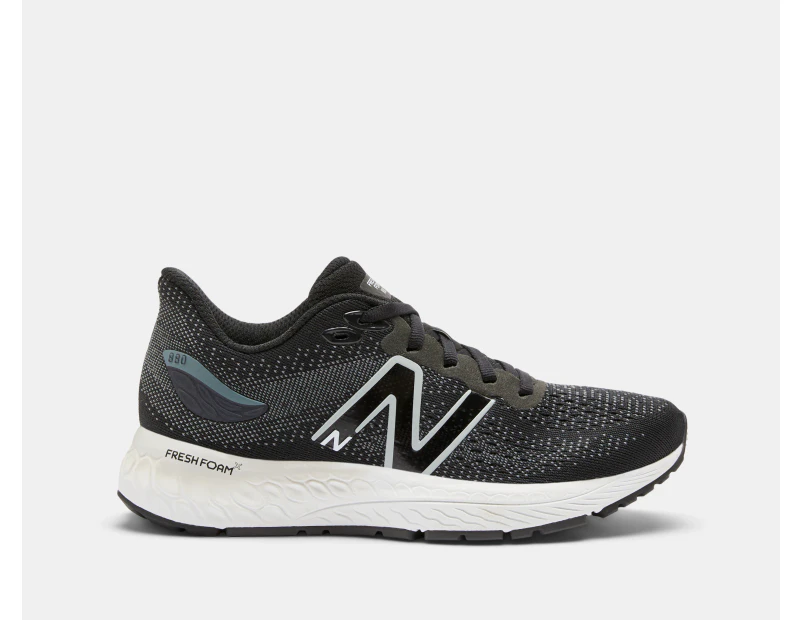 New Balance Kids' Fresh Foam X 880v12 Running Shoes - Black/Spring Tide/Ocean Grey