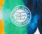 Tommy Jeans Men's Tie Dye Runner Shorts - Bright White/Multi