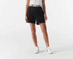Tommy Hilfiger Women's High Rise Relaxed Chino Shorts - Dark Sable