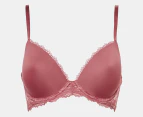 Calvin Klein Women's Seductive Comfort Lift Demi Bra - Raspberry Blush