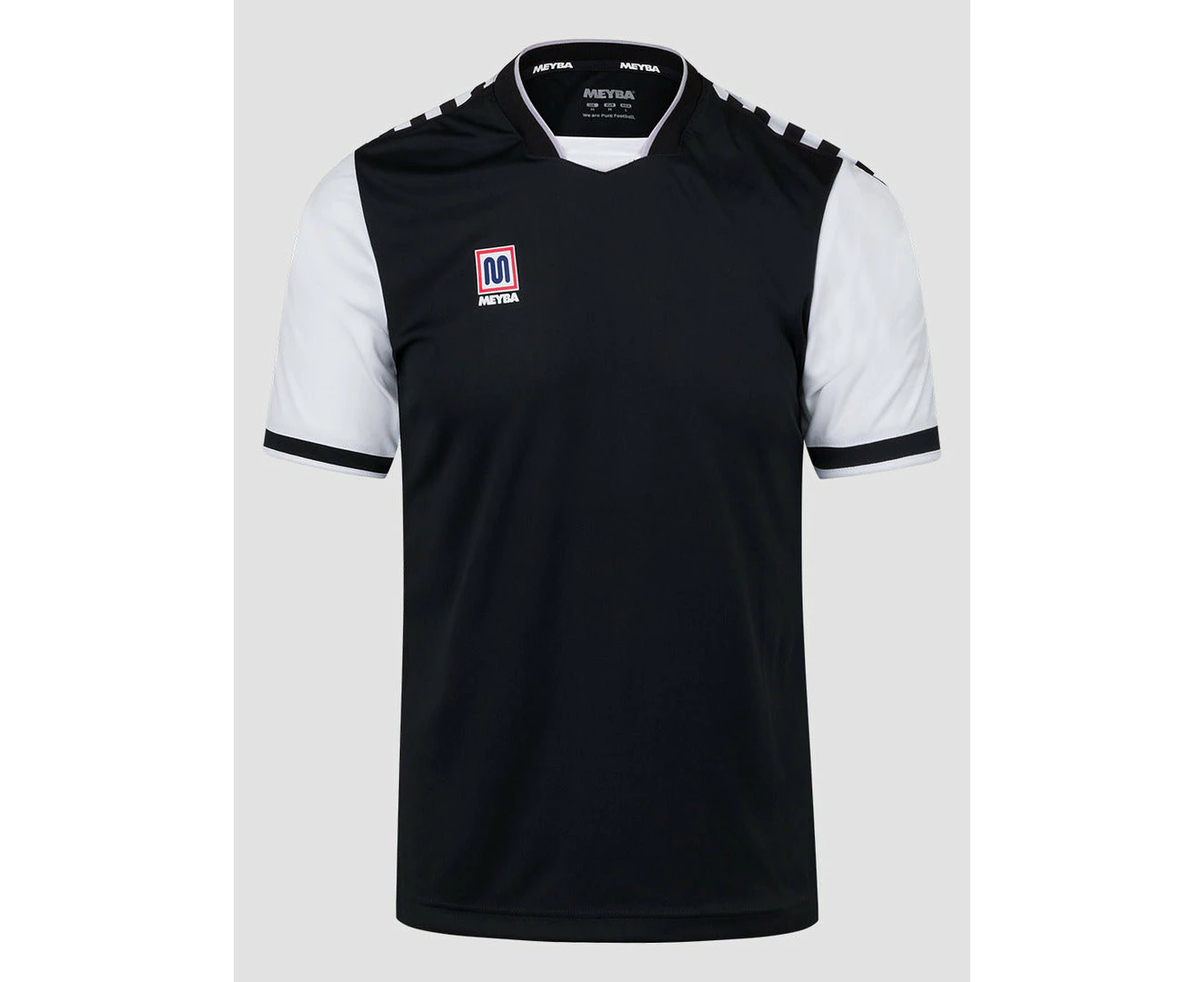 Meyba Men's Alpha Contrast Jersey - BLACK/WHITE