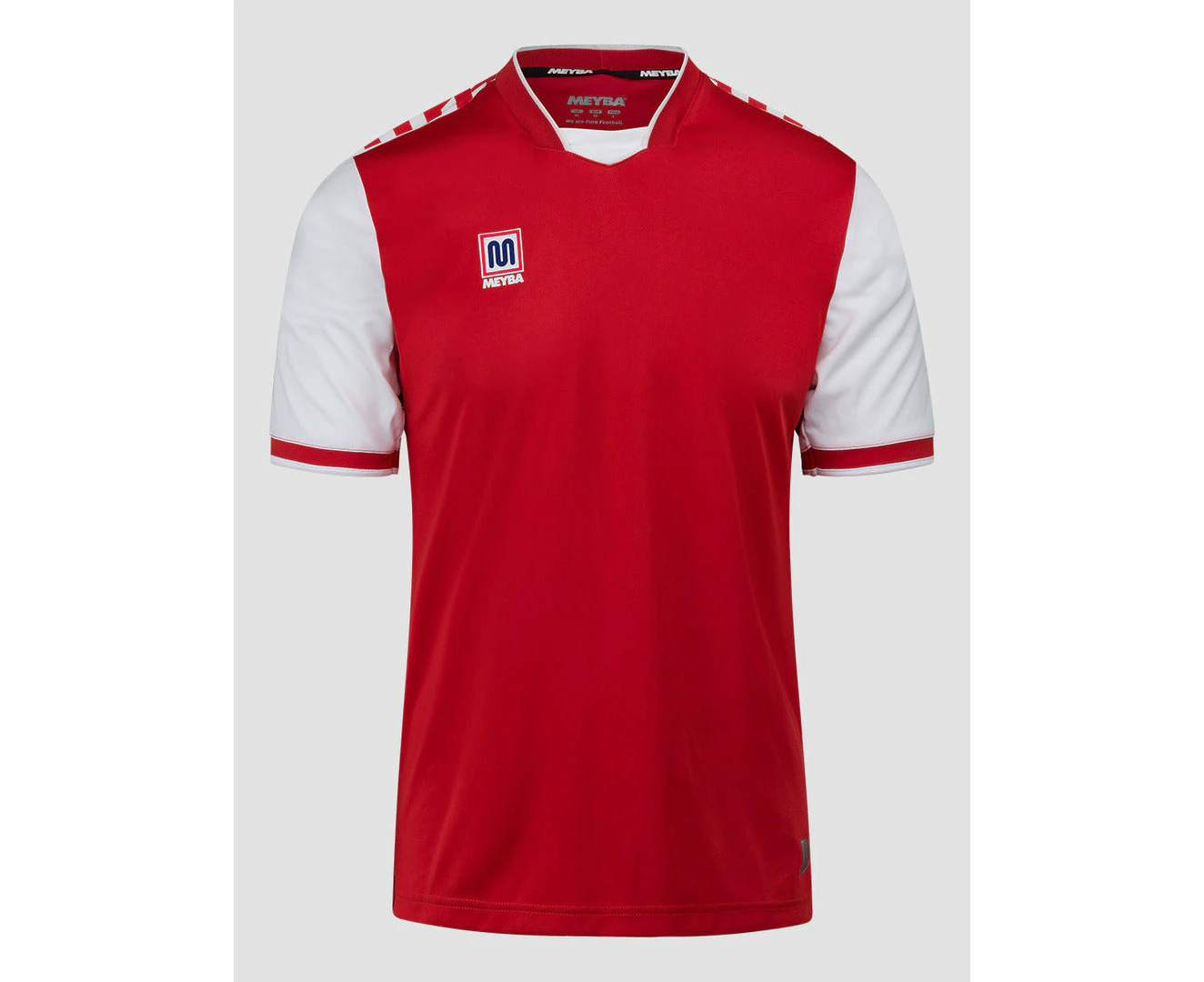 Meyba Men's Alpha Contrast Jersey - RED/WHITE