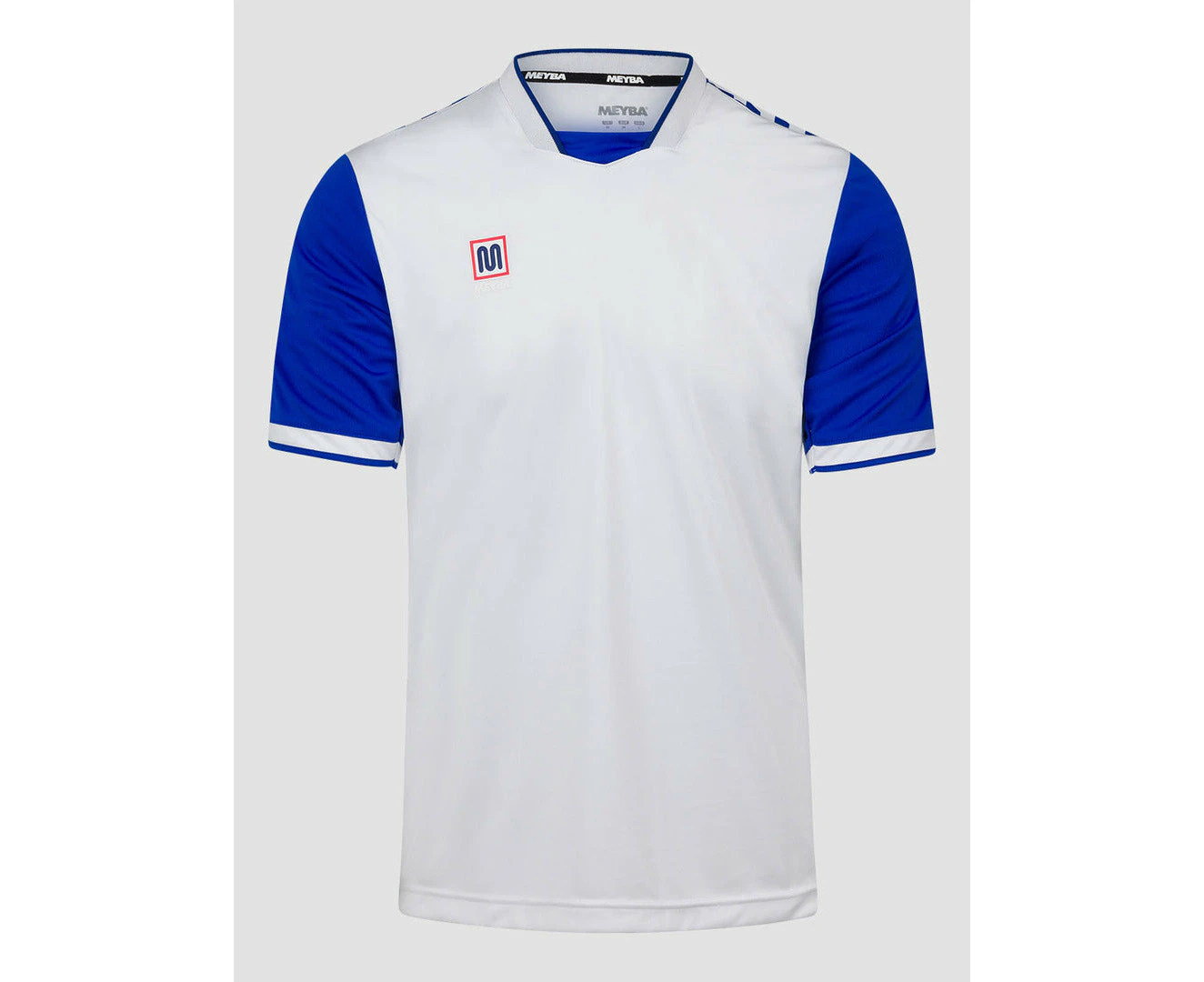 Meyba Men's Alpha Contrast Jersey - WHITE/BLUE