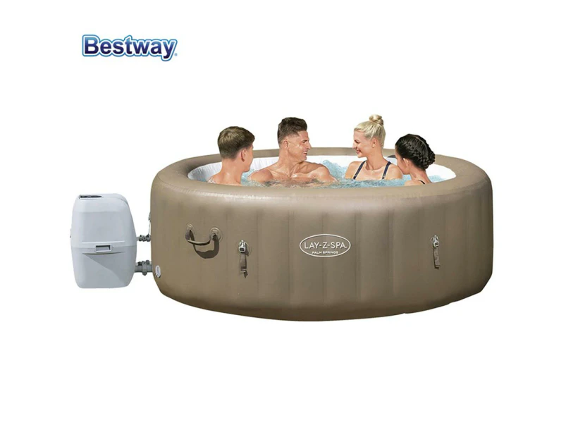 Best Seller - Up Inflatable Bathtub Massage 60017 Hot Bestway Spa Springs Tub 6 Palm Person Jets to 140