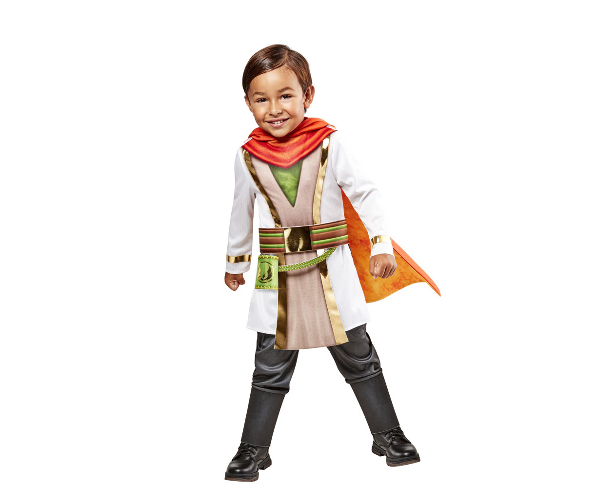 3pc Kai Brightstar Young Jedi Deluxe Jumpsuit/Cape/Glove Kids Costume Set - Multi-Colour