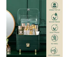 Portable Green Makeup Organiser Storage Holder