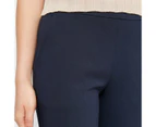 Carrie Skinny Ankle Length Bengaline Pants - Preview - Blue