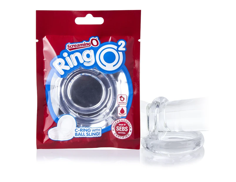 The RingO2 Cock Ring by Screaming O - Clear