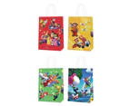 12PC Super Mario Party Paper Lolly Loot Bag Gift Bag Kids Birthday Decorations