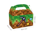 12PC Minecraft Lolly Loot Box Bag Candy Favour Box Party Supplies Decorations